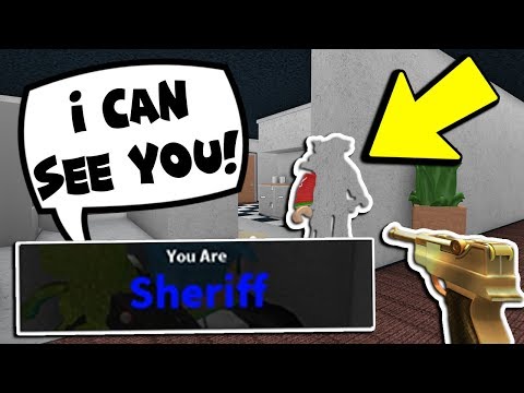 Using Xray As A Sheriff In Roblox Murder Mystery 2 Godly Bet Youtube - if roblox was realistic murder mystery solingen 93