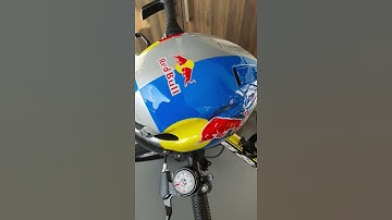 my new cycling biking Redbull theme aero bike helmet