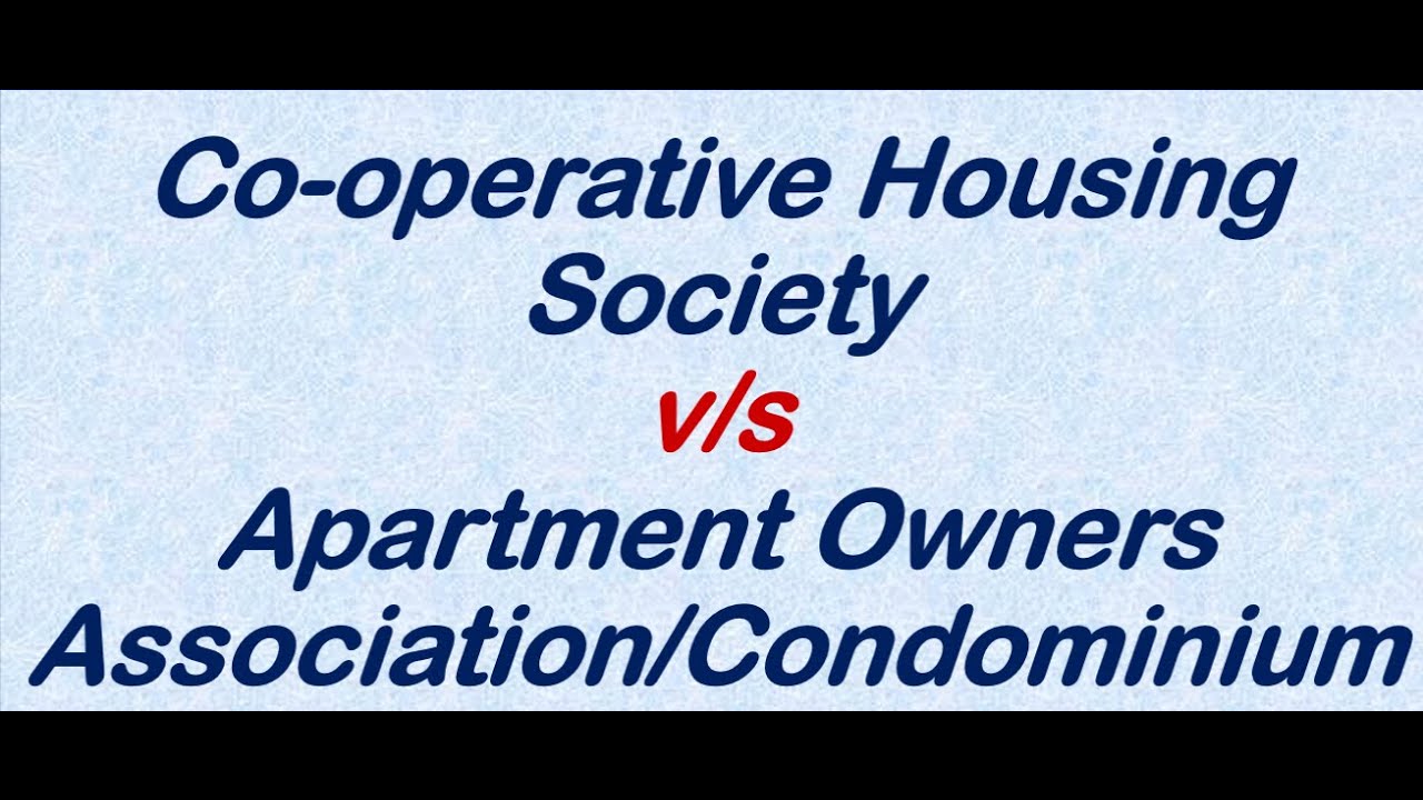 Society v/s Apartment - What is the Difference? - YouTube