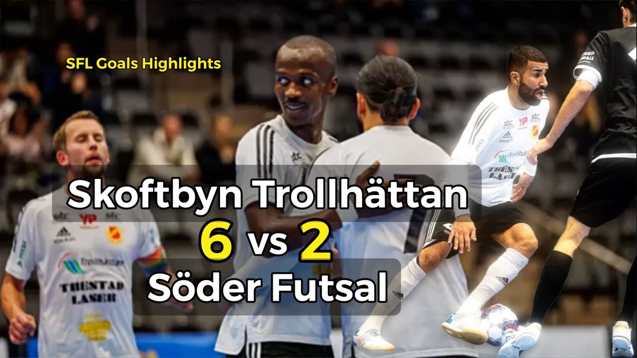 HIGHLIGHTS: Skoftbyn Trollhattan vs Soder Futsal,  6-2 ⚽️ #futsal #goals #highlights #futsalteam