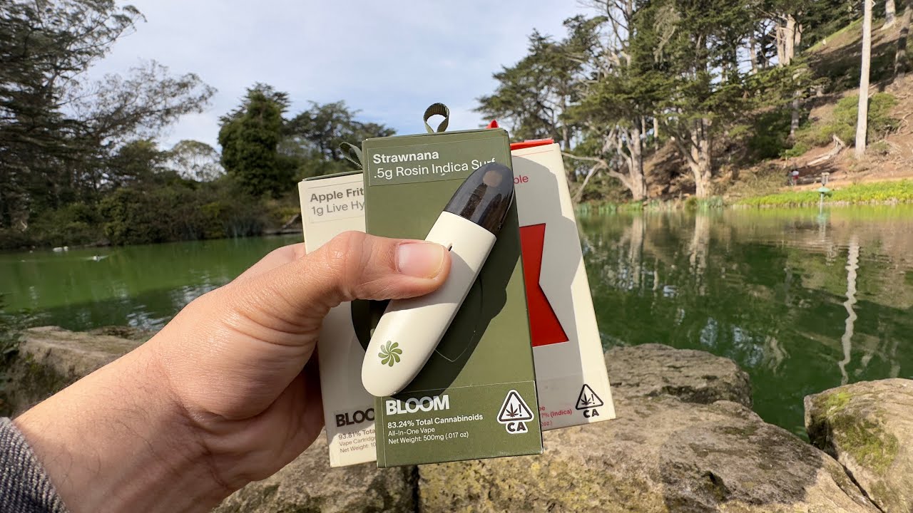 FIRST TIME TRYING A ROSIN DISPOSABLE... IS IT WORTH IT?!? | BLOOM LIVE ROSIN DISPOSABLES