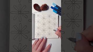 #201 Easy Zentangle patterns for beginners  #art #doodle #drawing
