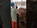 penggantian ayakan pupuk orgnik serbuk