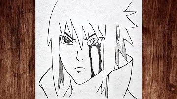  How to draw Sasuke | Sasuke Uchiha step by step | Anime Naruto charcters easy drawing tutorial