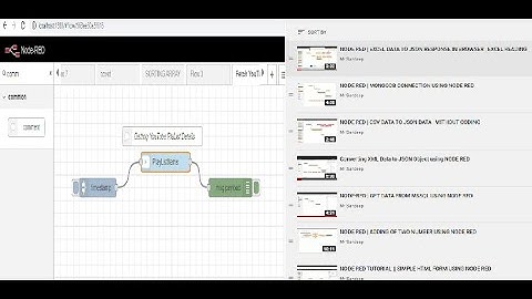 NODE RED | GETTING YOUTUBE DETAILS FROM NODE RED | CONNECTING YOUTUBE WITH NODE RED