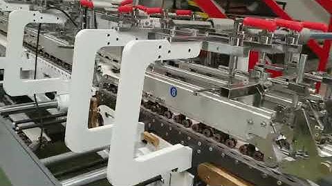 Spain 4 corner box folder gluer machine PHH Leader folder gluer 4&6 joint stick 四六角糊盒机
