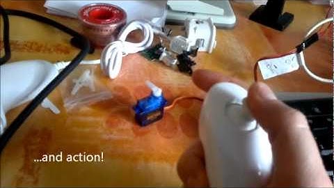 Arduino + Servo + Nunchuck