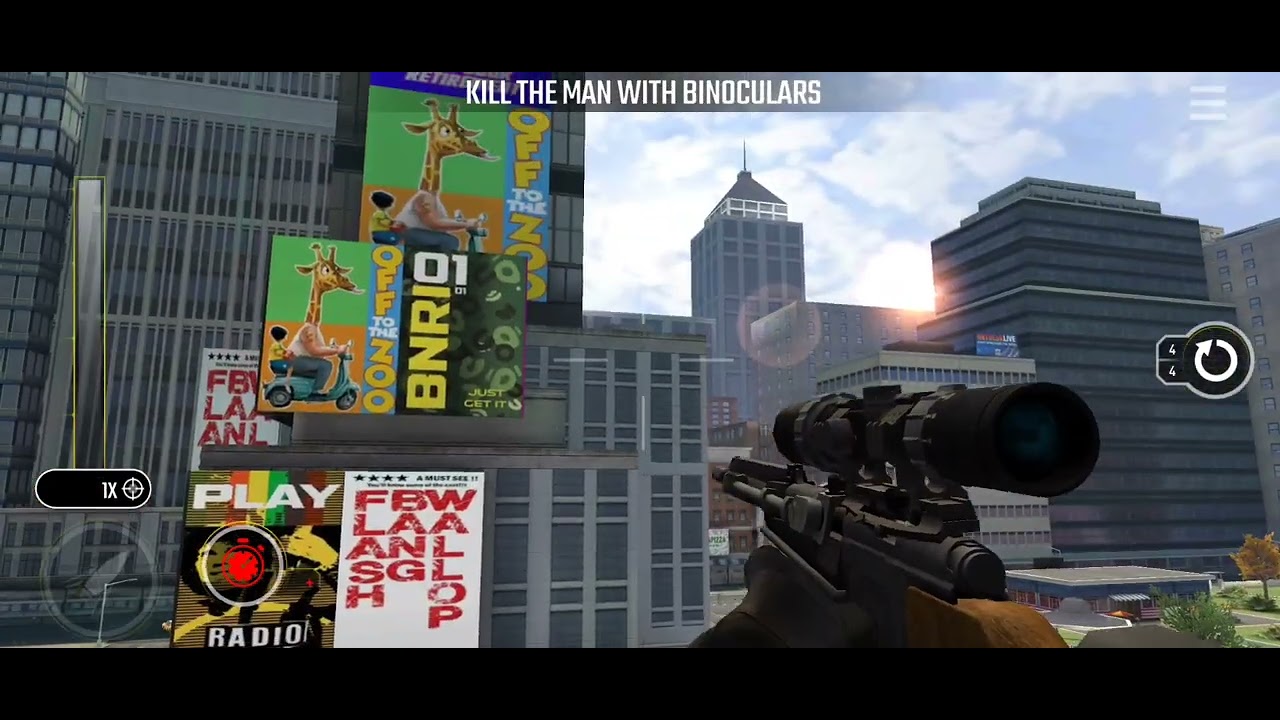 Pure Sniper Z24 Mission 25 Take A Closer Look Kill The Man With Binoculars