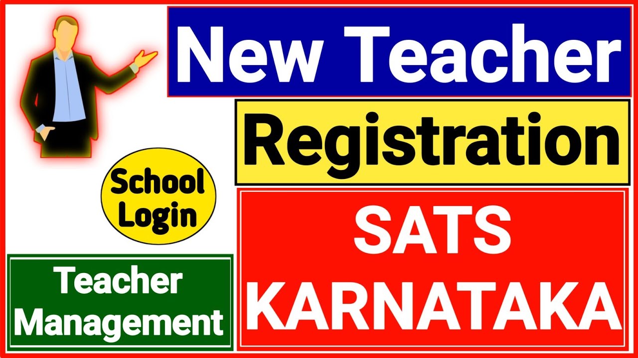 New teacher registration in sats karnataka 