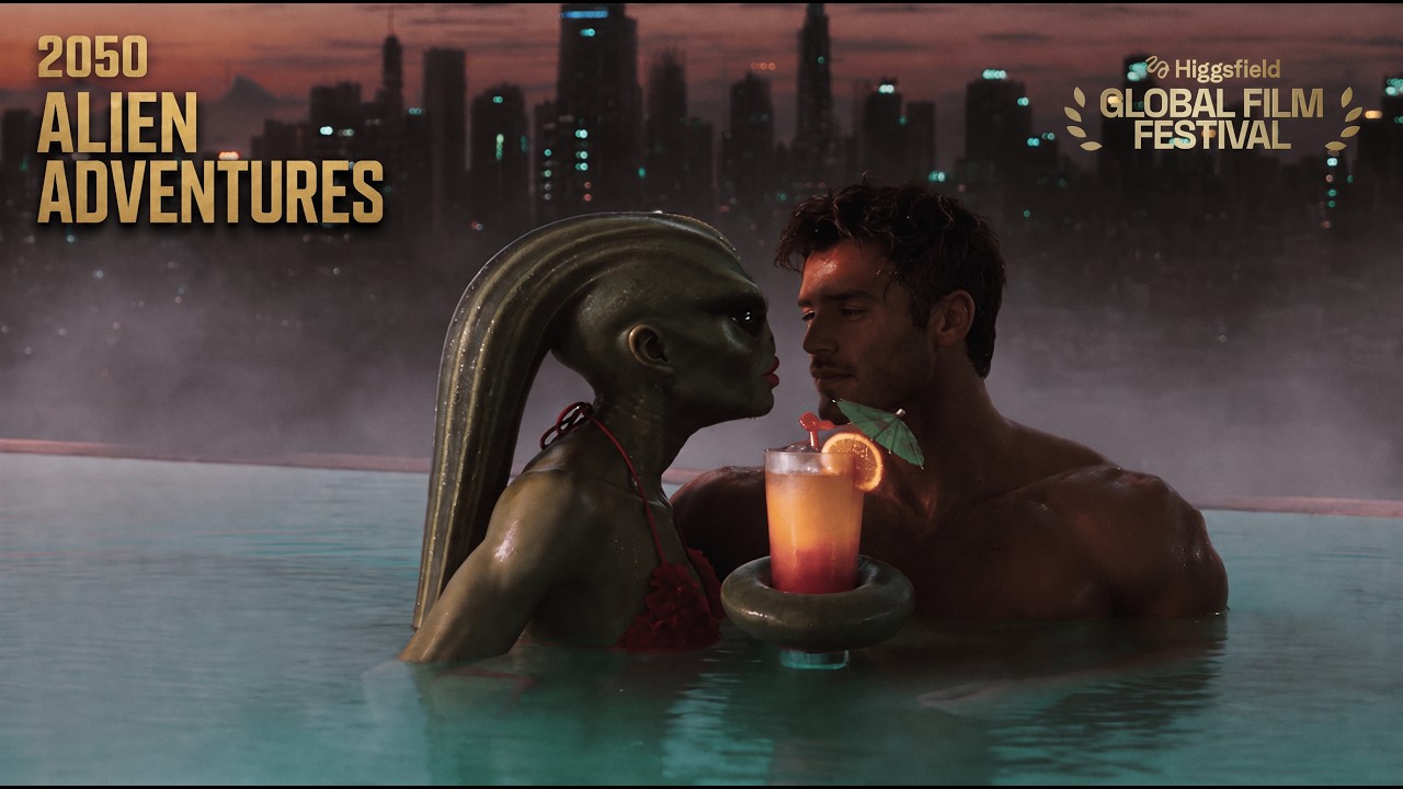 2050 ALIEN ADVENTURES Higgsfield Global Film Festival, an AI film by Larysa Rabinska