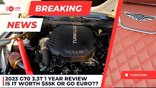 G70 WILL IT LAST? MODS? IS IT FAST? EXHAUST CLIPS? MORE RELIABLE THAN EURO? 1 Year Review 23 Genesis
