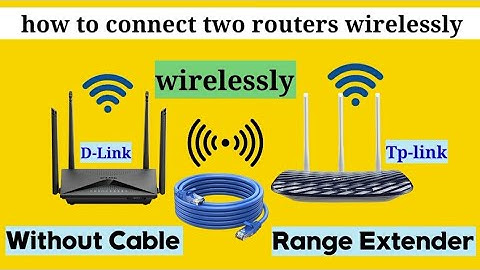 how to connect two routers wirelessly | 2 Router Connect Without Cable | Tp-link Range Extender