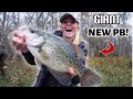 SHE CAUGHT A GIANT NEW PB CRAPPIE!!! — Jig and Bobber Fishing For Huge Slabs!