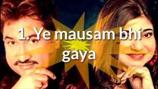 Ye mausam bhi gaya || kumar sanu || alka yagnik || 90s hindi hit song ||Hindi Dubbed song ||