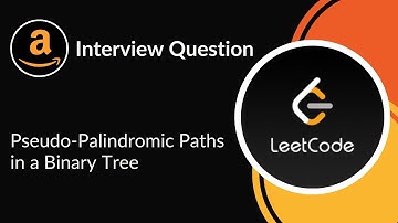 Pseudo-Palindromic Paths in a Binary Tree | Amazon Interview Question | Tree | LeetCode 1457 | C++