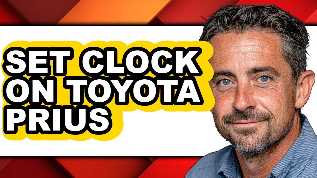 How To Set Clock On Toyota Prius - Step By Step - YouTube