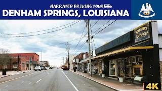 🚗 Denham Springs, Louisiana 🚗 4K Drive