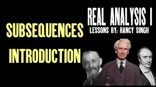 Subsequences Introduction [Real Analysis]
