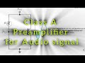 Design an audio pre amplifier ||Common Emitter Amplifier|| Calculation and Demonstration