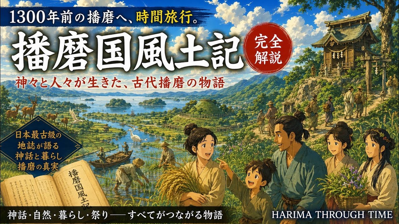 播磨国風土記】1300年前の播磨への旅｜神話・地名・古代播磨の歴史を