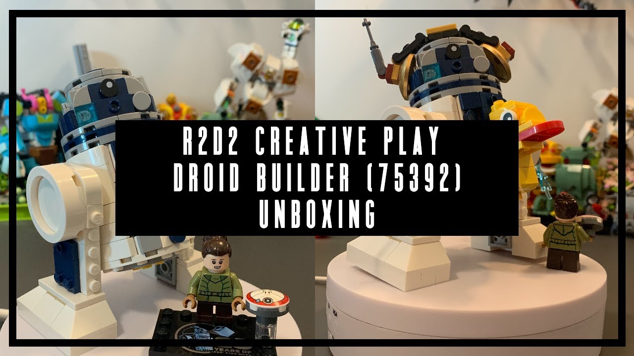 R2-D2 | Creative Play Droid Builder (75392) Unboxing + Full Build & Review | Lego Star Wars