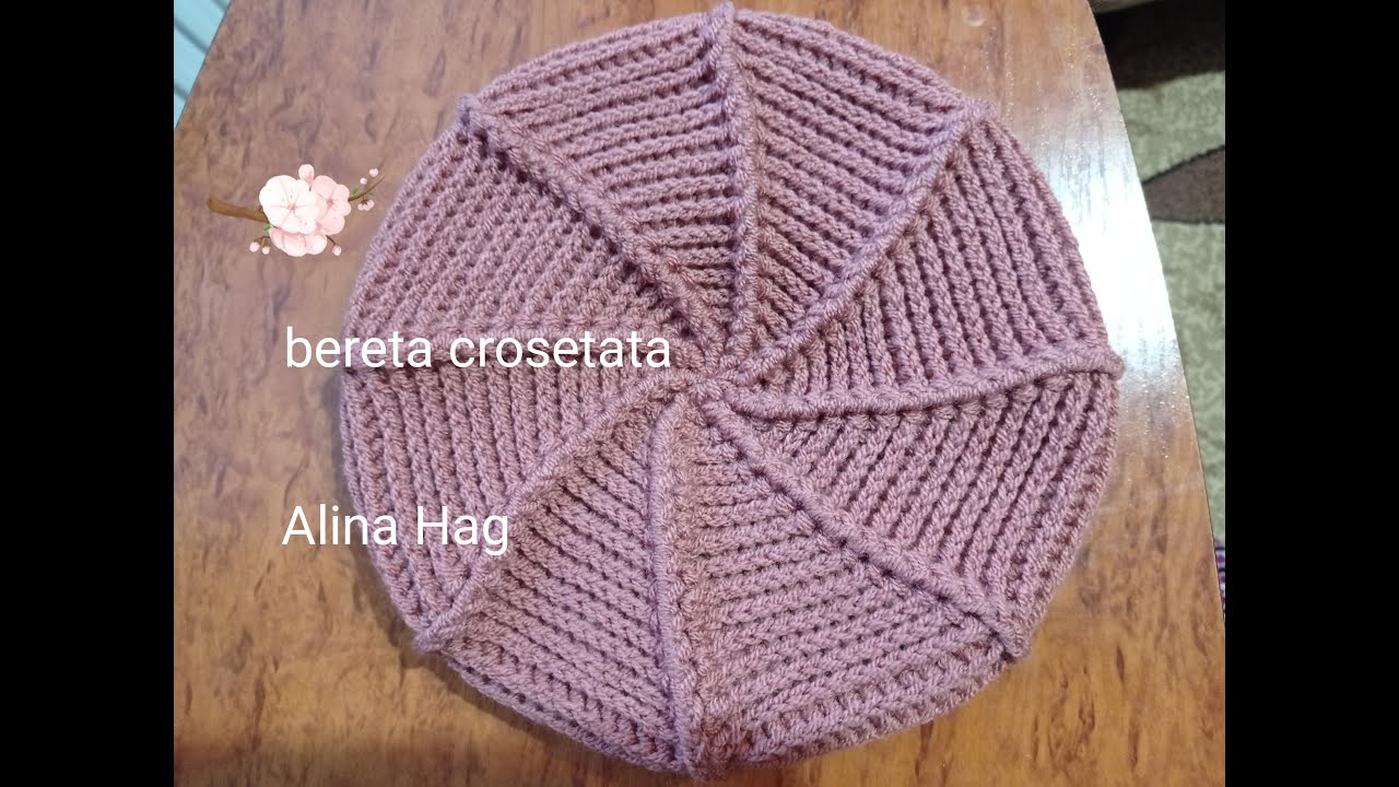 Bereta crosetata/ easy crochet/ берет крючком