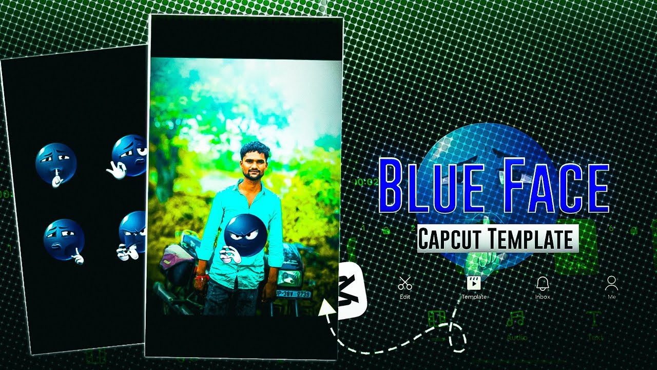 🔥 Blue Face CapCut Template Link | Viral Instagram Reels Edit | Blue ...