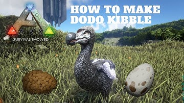 ARK how to make dodo kibble