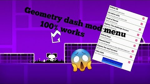 Geometry dash mod menu 2.11