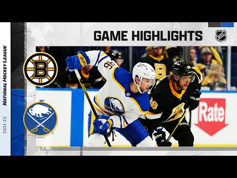Bruins @ Sabres 10/22/21 | NHL Highlights