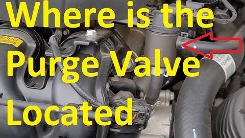 Where is the Purge Valve Located? How To Locate the Evap Purge Valve.