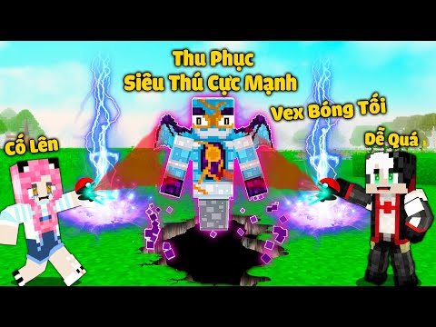 MỀU THỬ THÁCH 24H THU PHỤC THÚ CƯNG VEX SIÊU VIP TRONG MINECRAFT*REDHOOD THÁCH ĐẤU HỘI QUÁN BÒ ĐIỆN