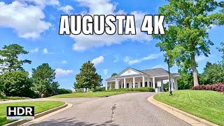 4K Drive Augusta, Georgia ASMR - Augusta National Golf Course, Downtown || Augusta, Georgia