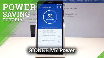 How to Enable Power Saving Mode in GIONEE M7 Power - Extend Battery Life