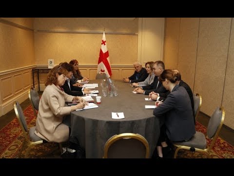 დავით სერგეენკო ჯანმო-ს რეგიონულ დირექტორს ჟუჟანა ჯაკაბს შეხვდა