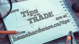 Home Hardware Tips of the Trade - Spice Rack