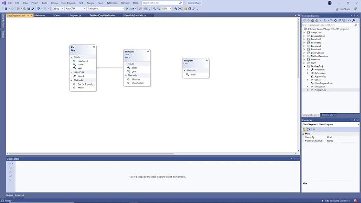 Fix lỗi không tìm thấy Class Diagram trong Visual Studio 2019