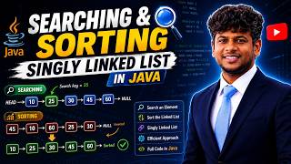 linked list 4  searching and sorting