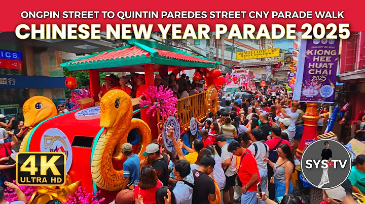 [4K] GRABE DAGSA NG TAO SA BINONDO MANILA CHINATOWN CHINESE NEW YEAR PARADE 2025 Pt.2