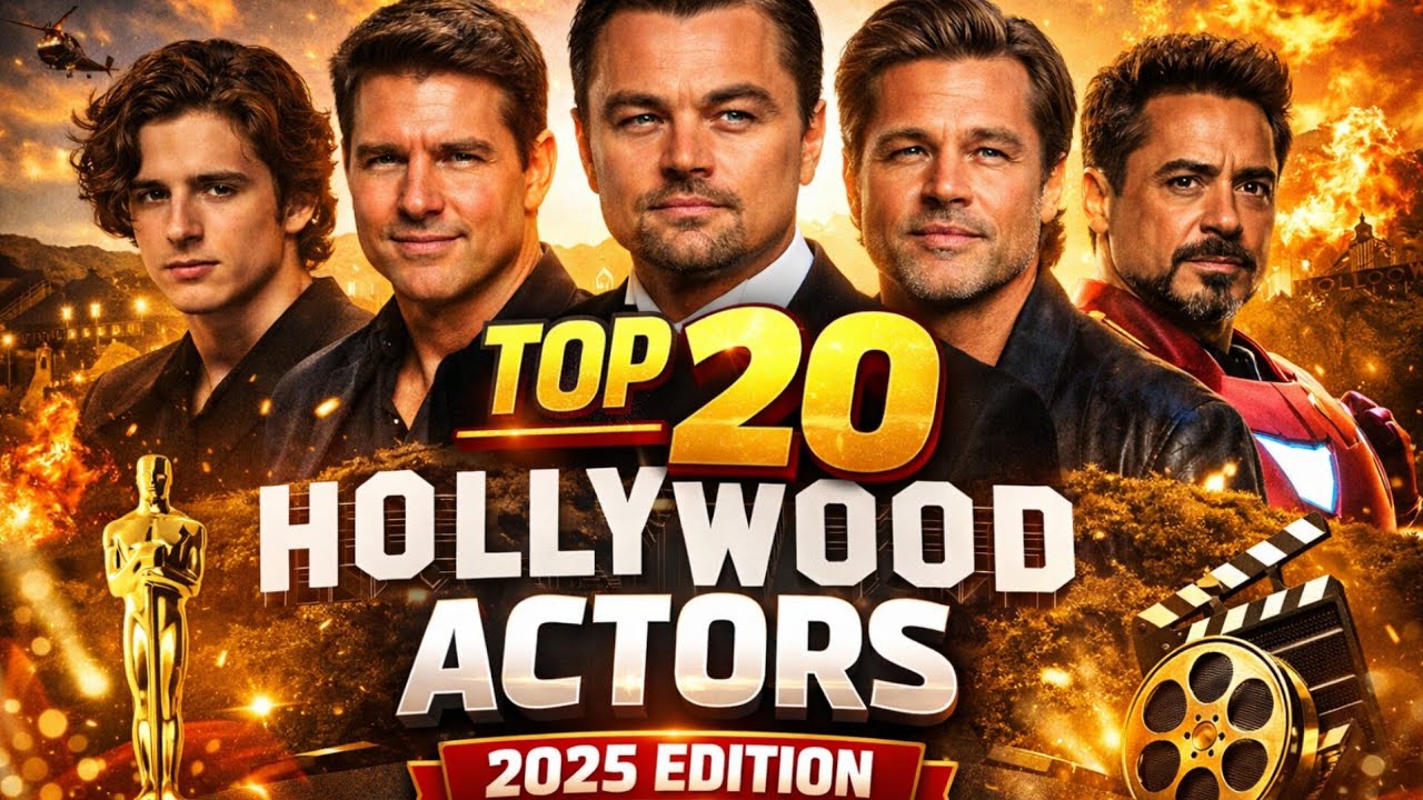 Top 20 Most Powerful Hollywood Actors of the Last Decade (2025 Ranking) | Celebscopeshow 