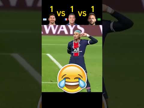 Mbappe🐢vs Messi👽 vs Neymar✨Funny Football Moments 🤣🤣