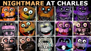 Nightmare at Charles 1, 2, 3, 4 - All Jumpscares