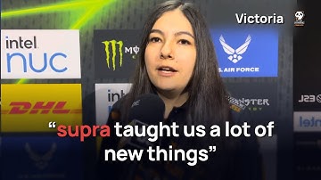 Victoria: "supra taught us a lot of things"