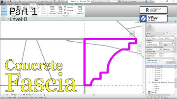 Revit Architecture Beginner Tutorial - Part 1: Level 8 - Concrete Fascia In Revit Tutorial