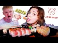 АСМР ИТИНГ РОЛЛОВ 🍣🥢 ПОЧЕМУ ПИТЕР ЛУЧШЕ ЧЕМ МОСКВА? ОБЗОР ДОСТАВКИ Sushi White 🍣🥢 ASMR шепот