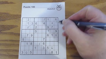 SudokuPrimer 15 tutorial for solving an entire diabolical puzzle - Sudoku To Go vol 98