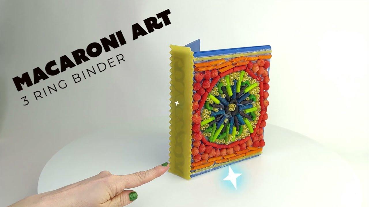 NEW Macaroni Art Binder! 