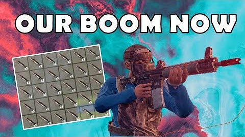 RUST CONSOLE EDITION - WE GOT ALL THEIR BOOM BY DEFENDING THE RAID!