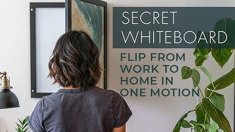 Secret Whiteboard: Flip From Work to Home In One Motion