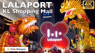 [4K 60fps HDR] LALAPORT BBCC | Kuala Lumpur Shopping Mall - CNY 2024 | Malaysia Walking Tour